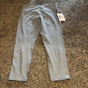 ZYIA Gray Leggings with Silver